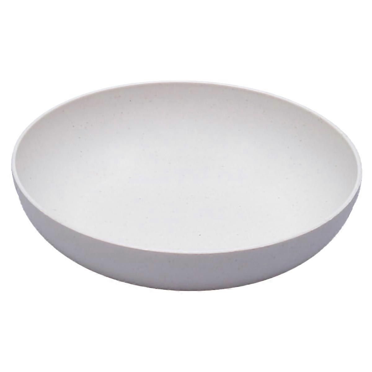 Dinner Plate Tableware Wheat Straw PP Dinnerware for Dish Fruits Serving Sauce DippingDeep Round Beige