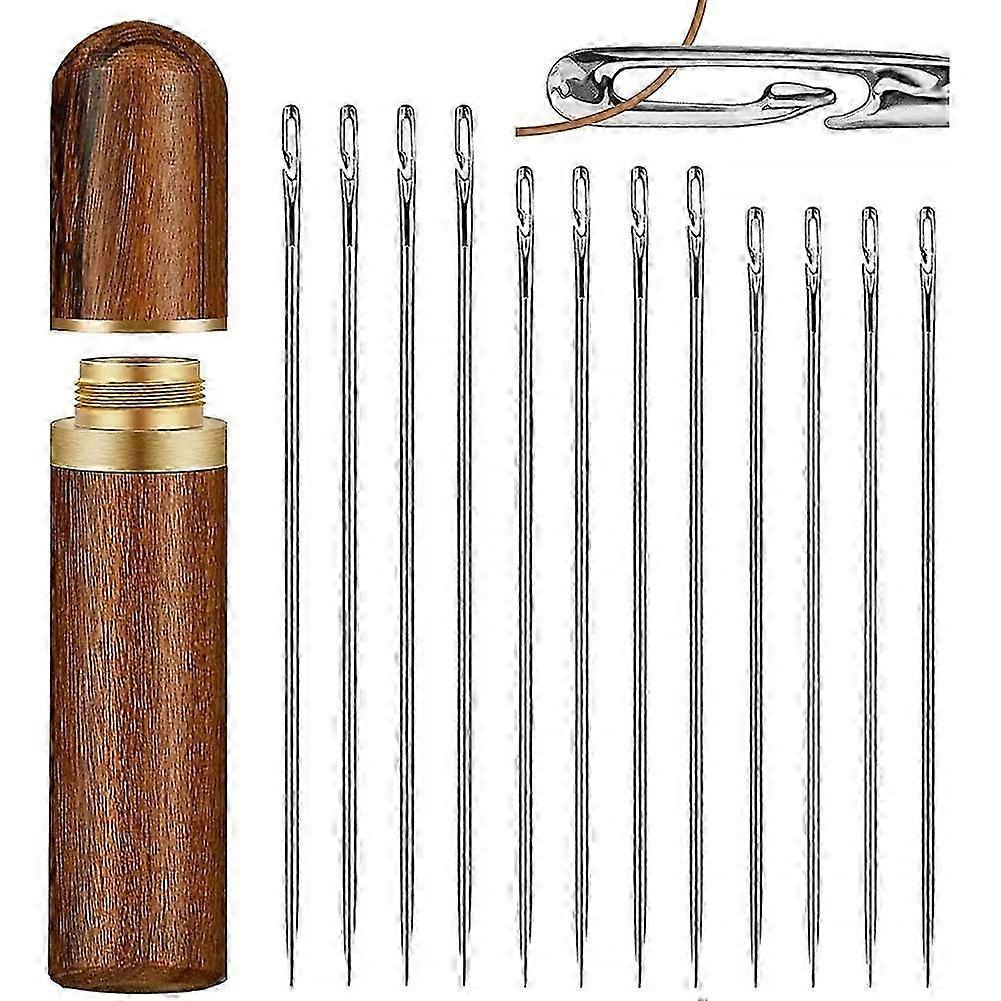 Self-Threading Needles,Sewing Needles for Hand Sewing,for the Elderly,Easy Side Threading Stitching