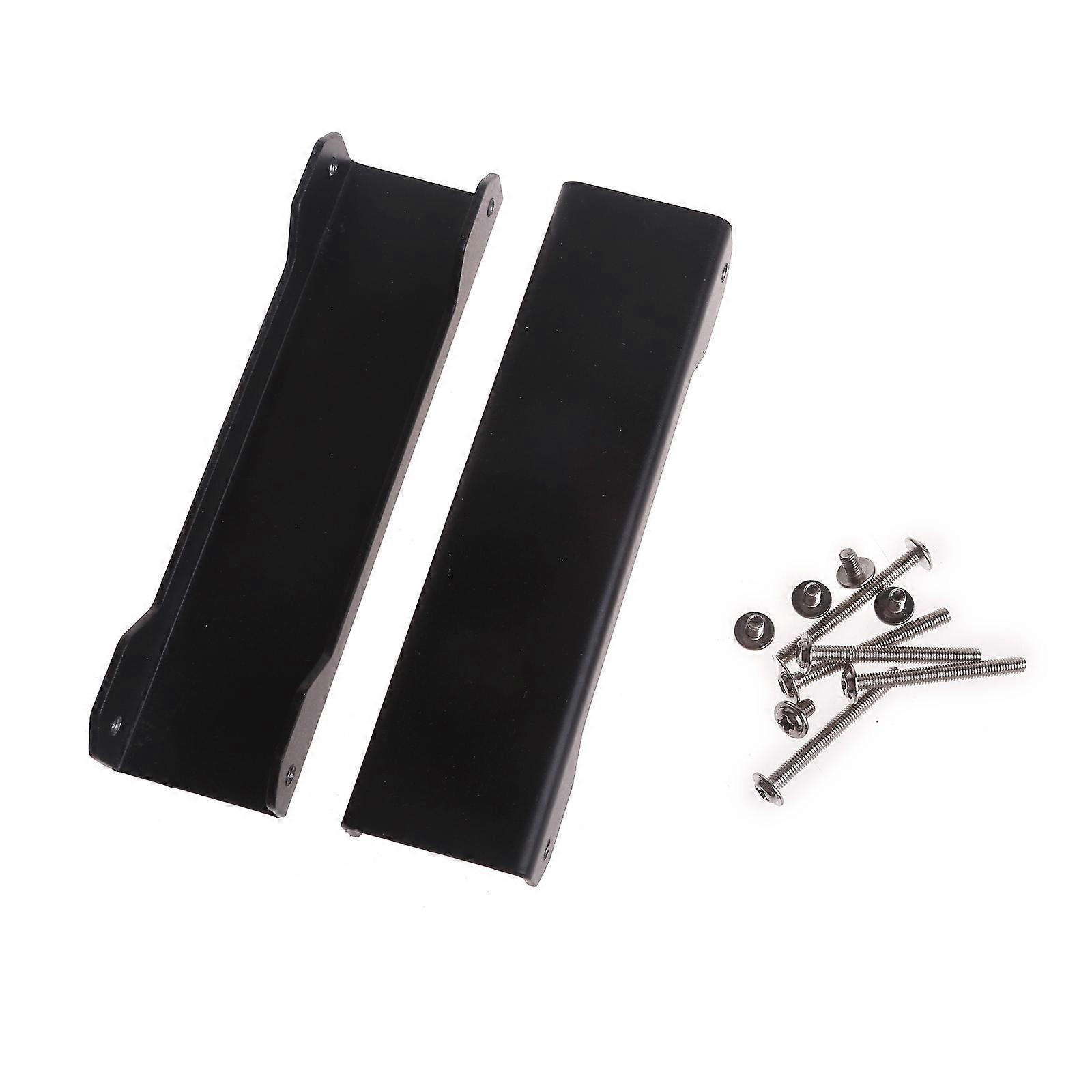 Masaüstü Bilgisayar Muhafazalarında 12cm Fanlar için Dayanıklı Metal Stand Siyah Yükseltilmiş Fan Yükseltici Tutucu
