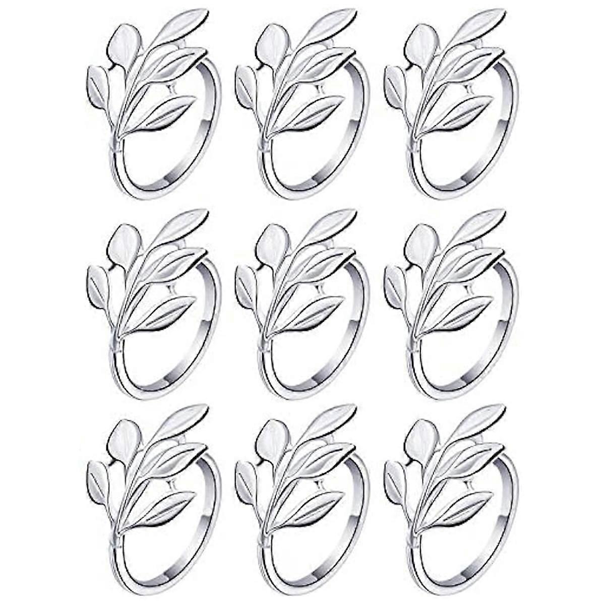 50 Leaf Napkin Ring Napkin Ring Holder Vintage Napkin Adornment