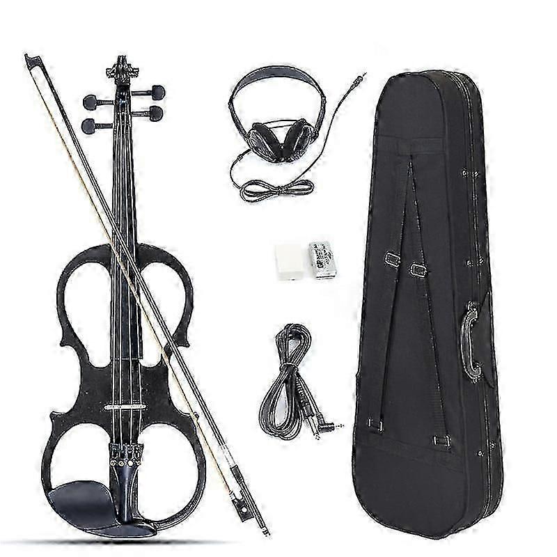 Electric Violin Basswood Fiddle With Case Cover Bow