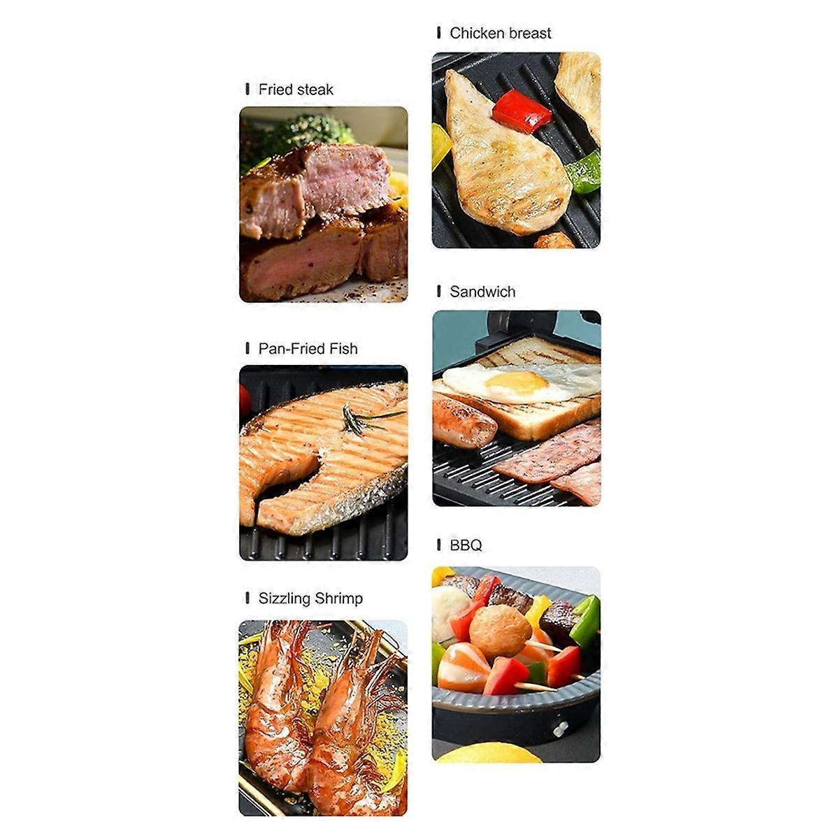 3-in-1 Breakfast Machine Multifunction Non-Stick Sandwich Maker EU