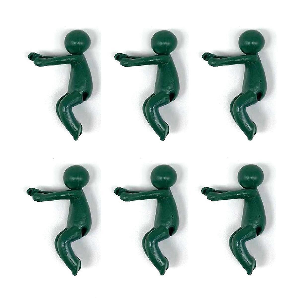 6pcs Cute Plant Support Sticks for Plant Propagation, Dark Green