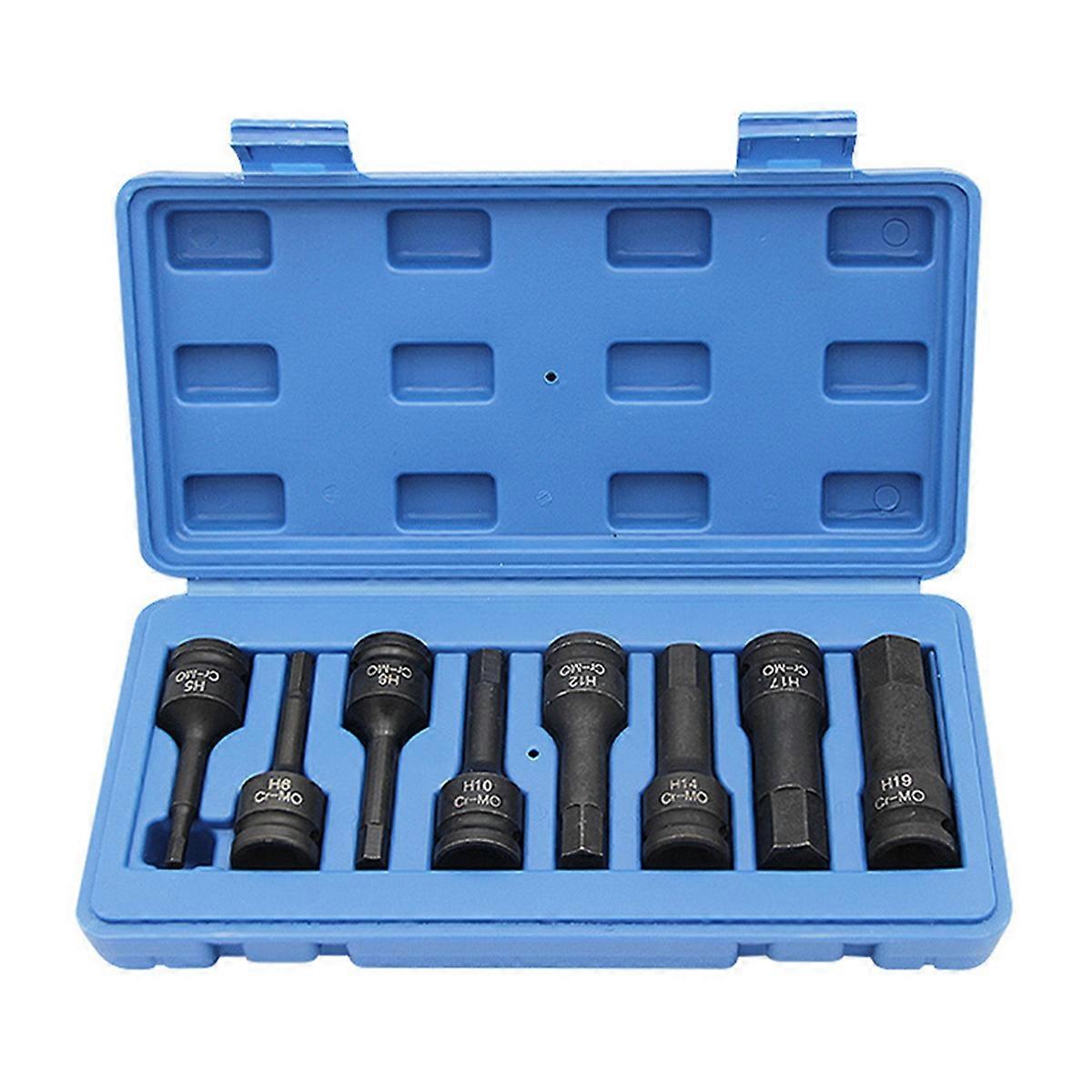 1/2 inch Drive Master Impact Hex Bit Set, Hex Driver,8pcs