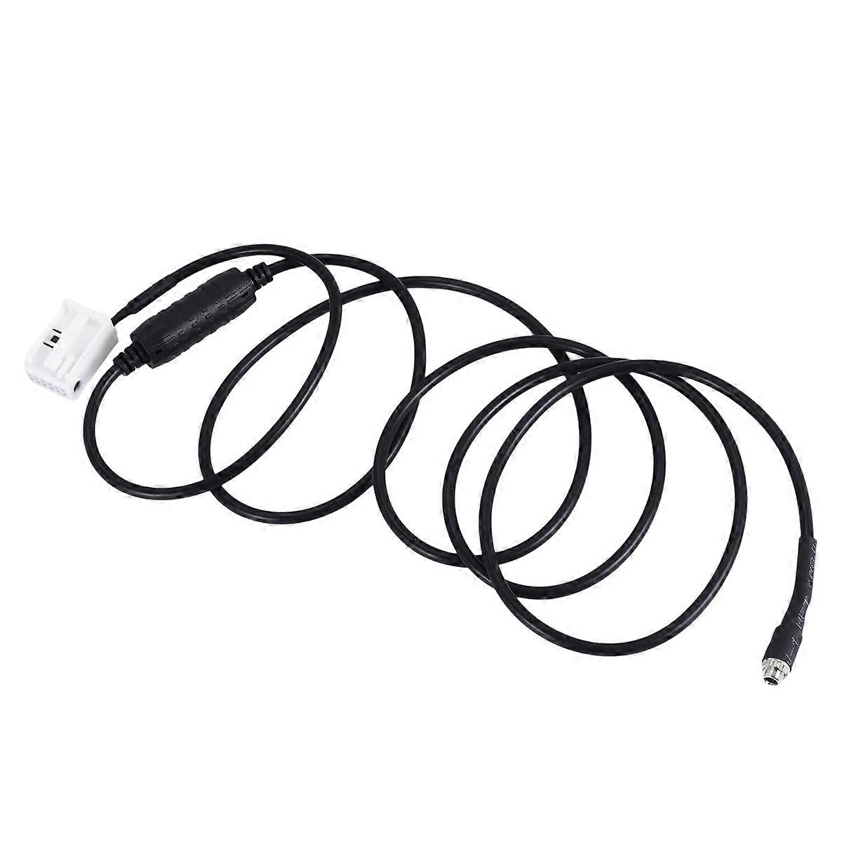 Konektor audio kabelu AUX do auta s rezistorem 1,5 m, 12 pinů pro E60, E61, E63, E64, E65, E66, E81, E82, E83