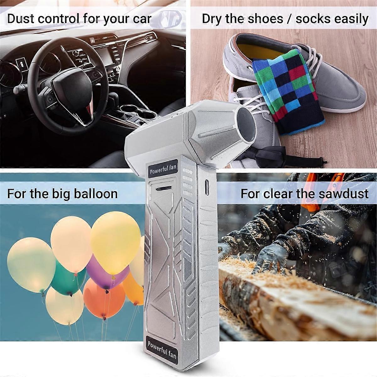 Air Blower 140000RPM Turbo Jet Fan Power Display Powerful Computer Dust Blowing Cleaning Tools Porta