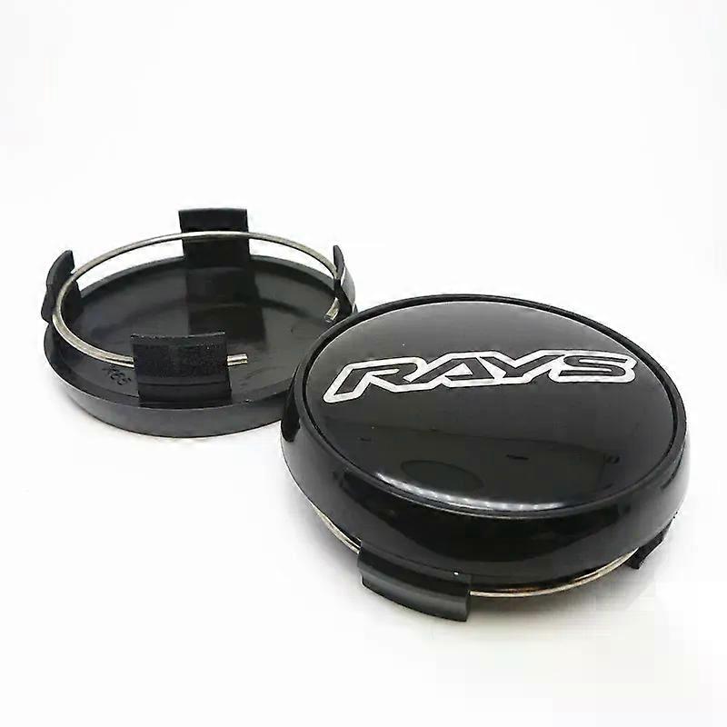 4pcs 65mm Wheel Center Hub Caps compatible for Rays Te37 Car Styling Replacment Rims Cover Accessories