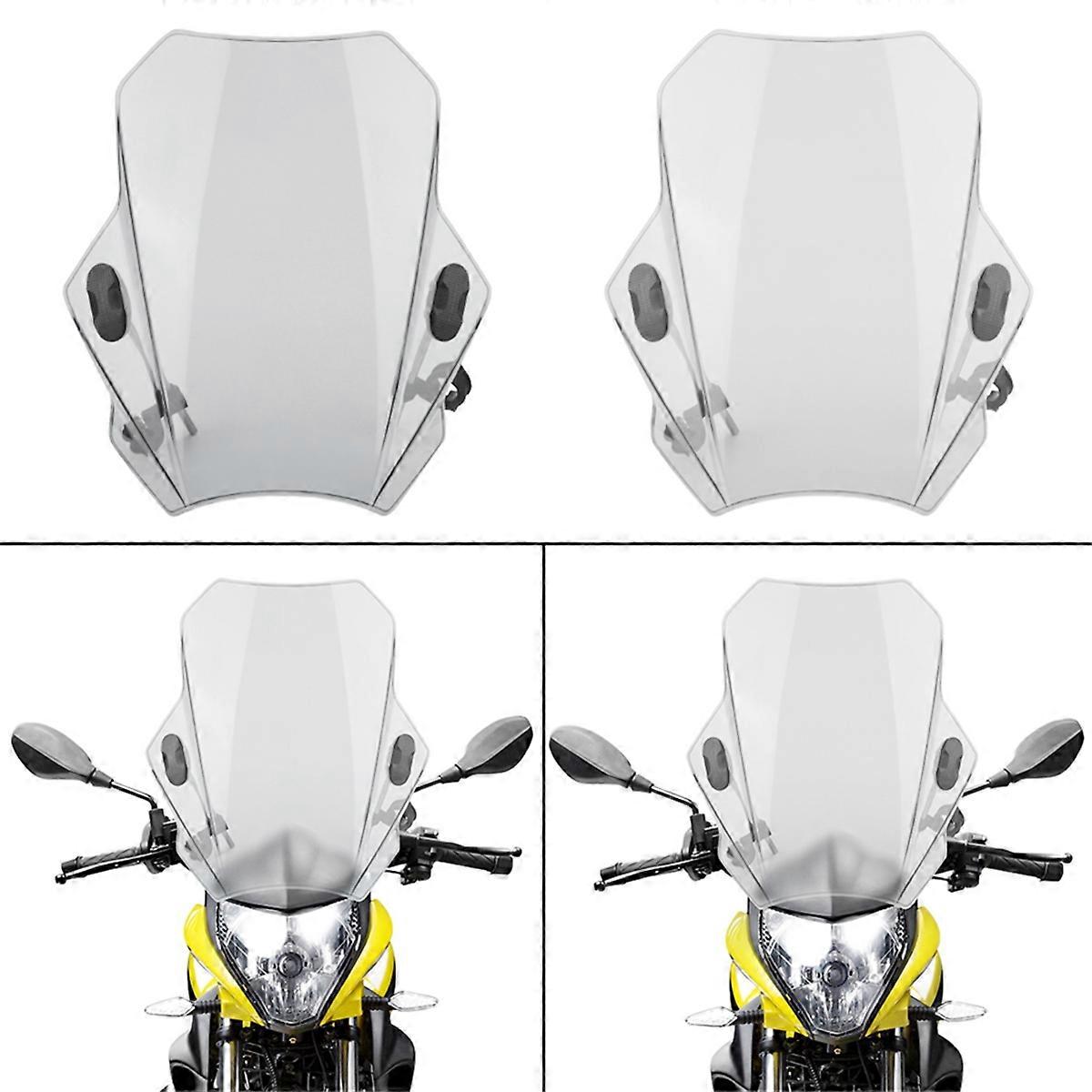 Front Wind Deflectors Windscreen For MT07 Black