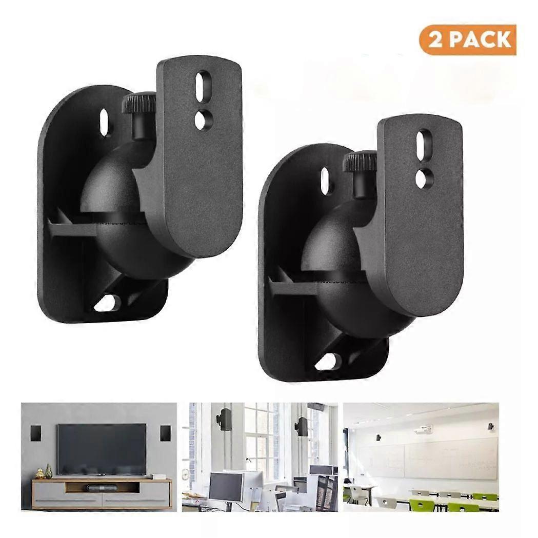 Adjustable Swing Screw Mount Speaker Wall Mount Black Speaker Accessory Single Pack