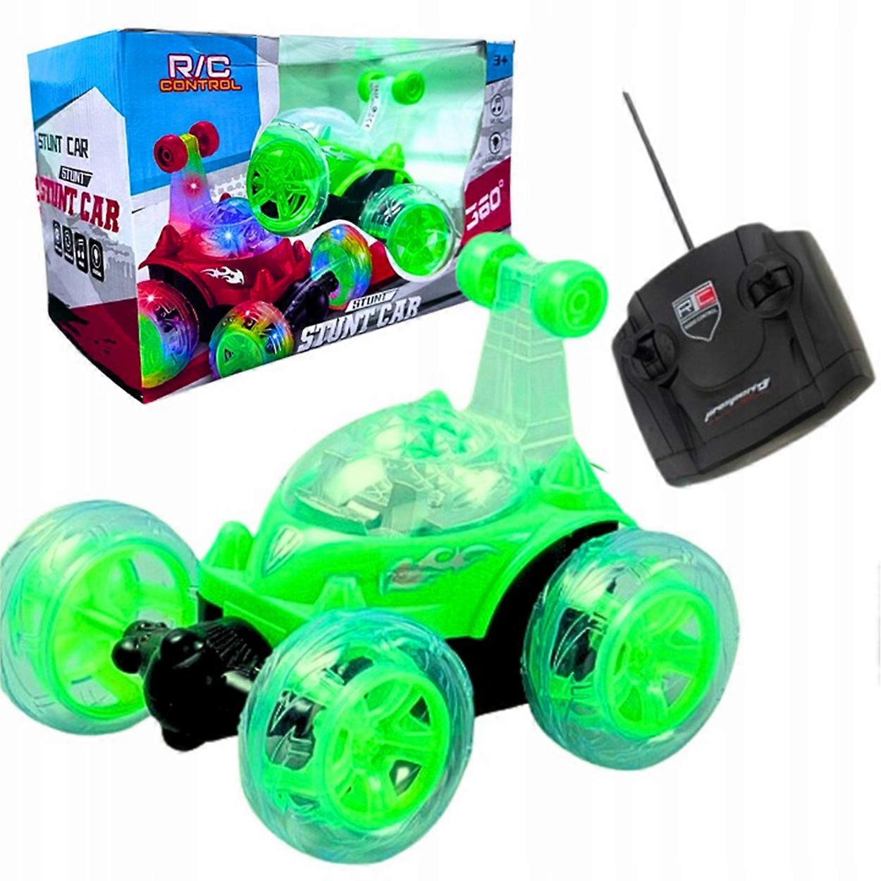 360° Stunt Twister Remote Control Car - Green