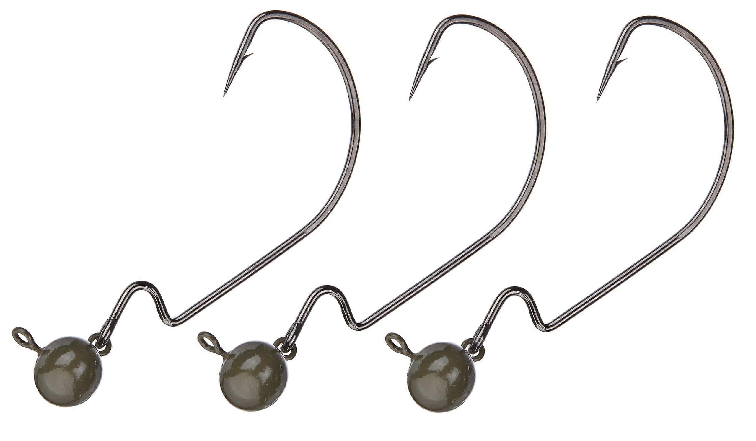 Tungsten Football Swing Jig Heads - Bass Fishing Jigs -Swinging Action Trigger Bait -Versatile Jig with Sharp Hooks -Mimics Crawfish (3-Pack)