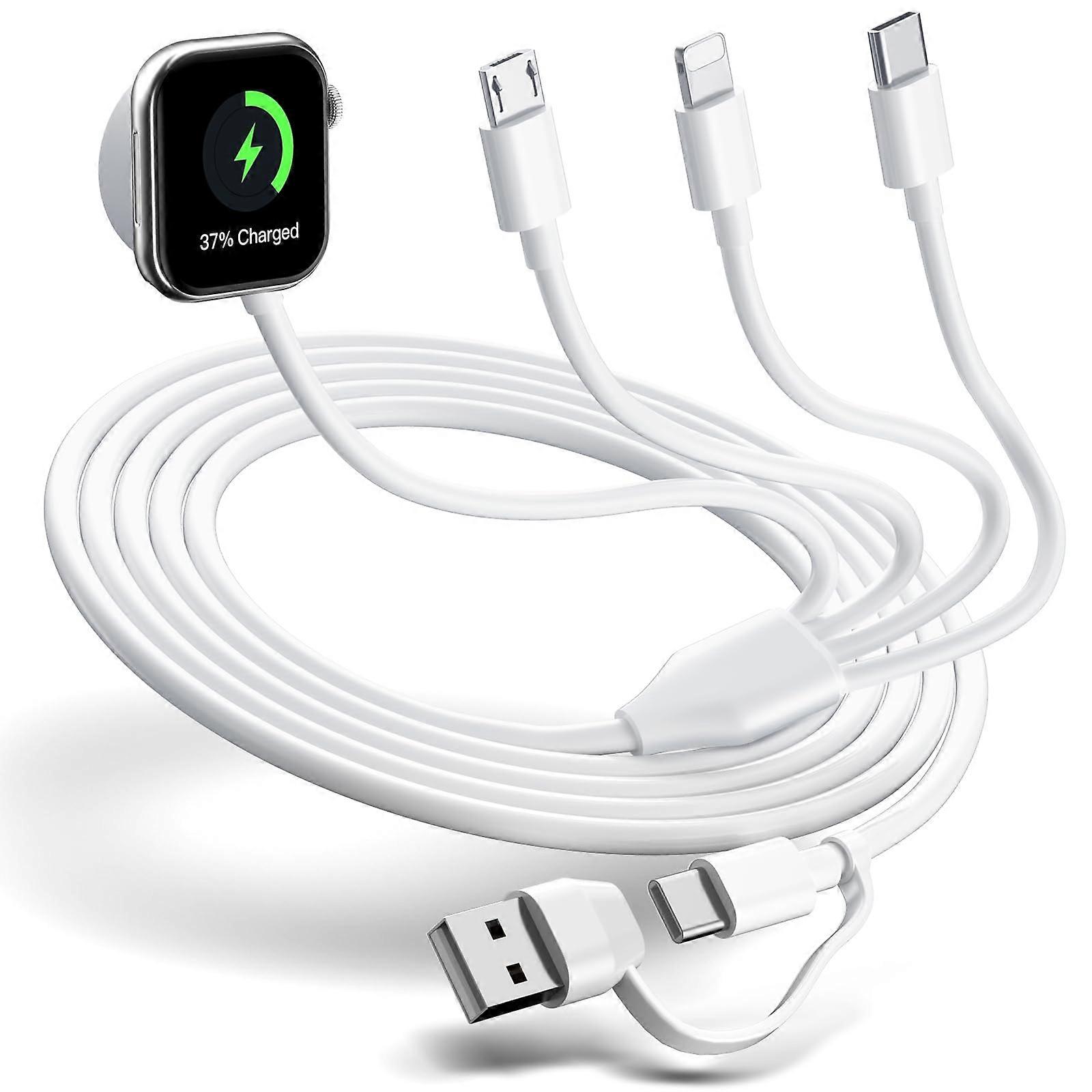 Apple Watch Charging Device 4 for iPhone 4 Multiple charging cables, iWATCH/iPhone 16 15
