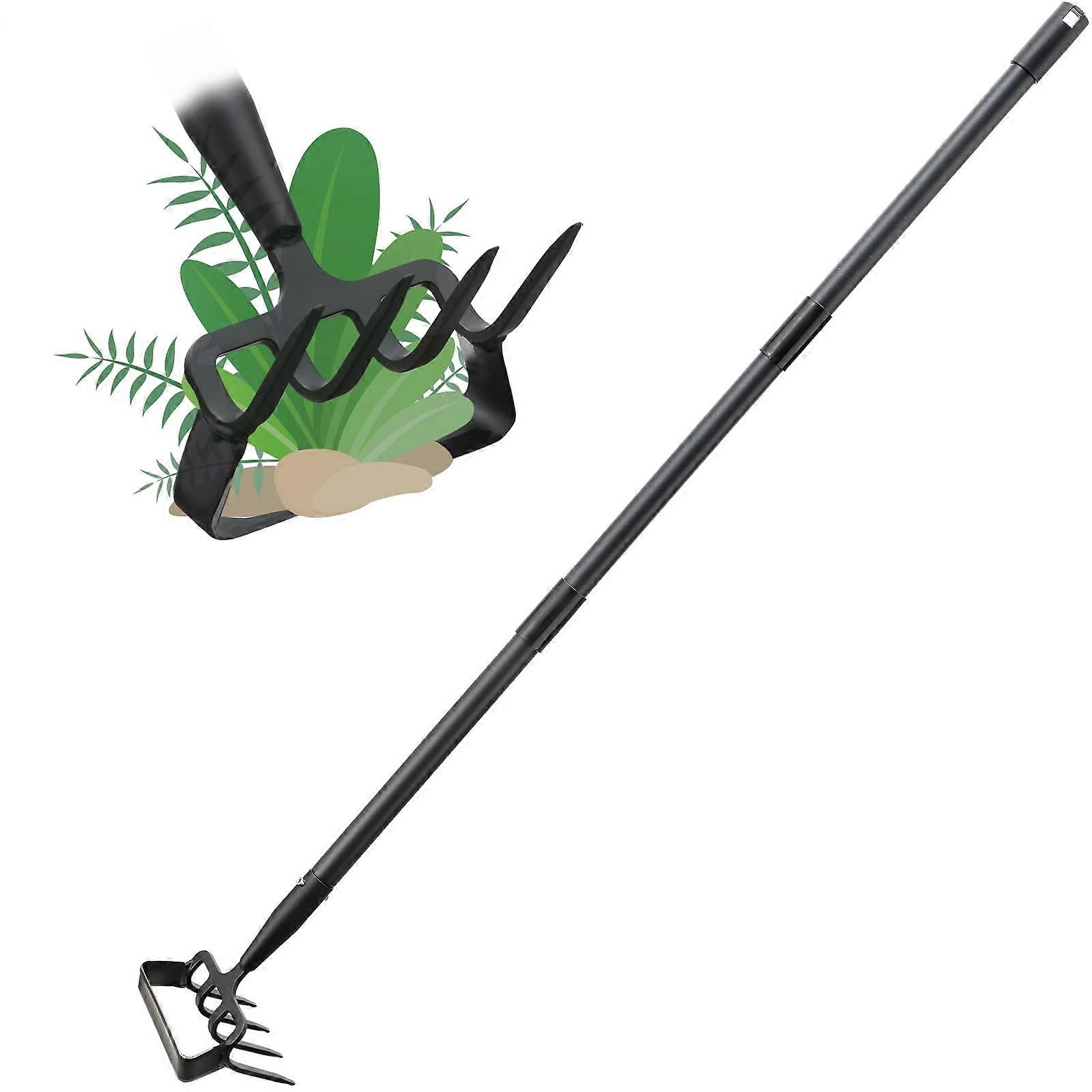 Üzengi Çapa Heavy-Duty Garden Hand Tools, Scuffle Loop Design, Durable Garden Cultivator for Soil Tilling
