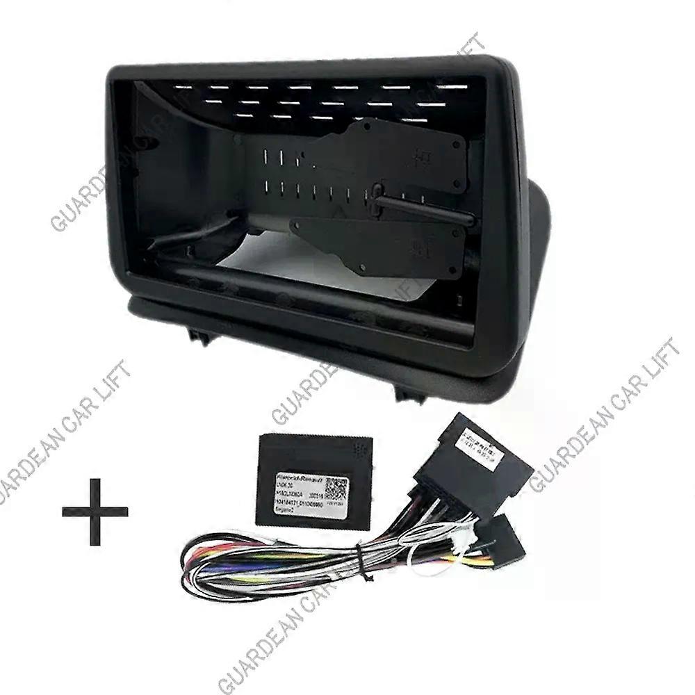 9Inch compatible for  Renault Clio3 2006-2019 Car Radio Android MP5 Player Manual Casing Frame 2 Din Head Unit Fascia Stereo Dash Cover Trim