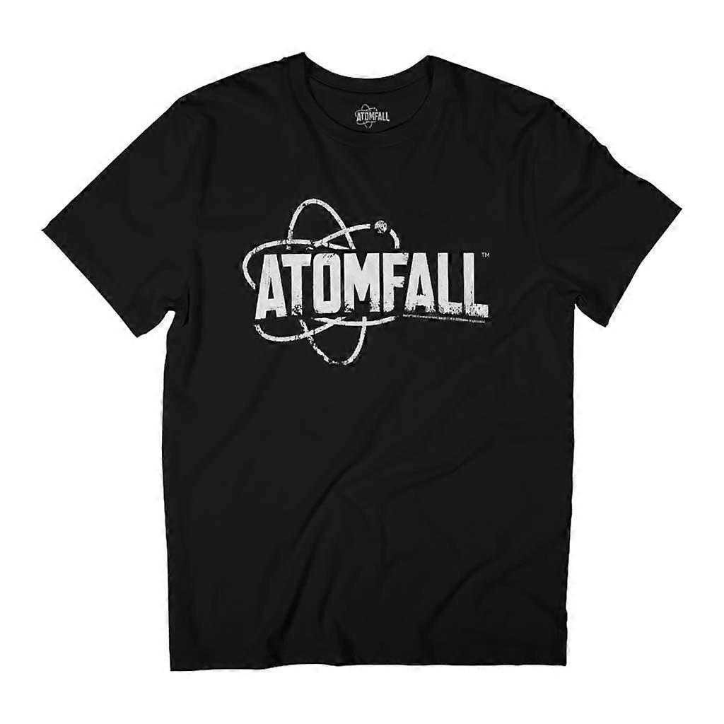 Atomfall Classic White Text Logo Men's T-Shirt