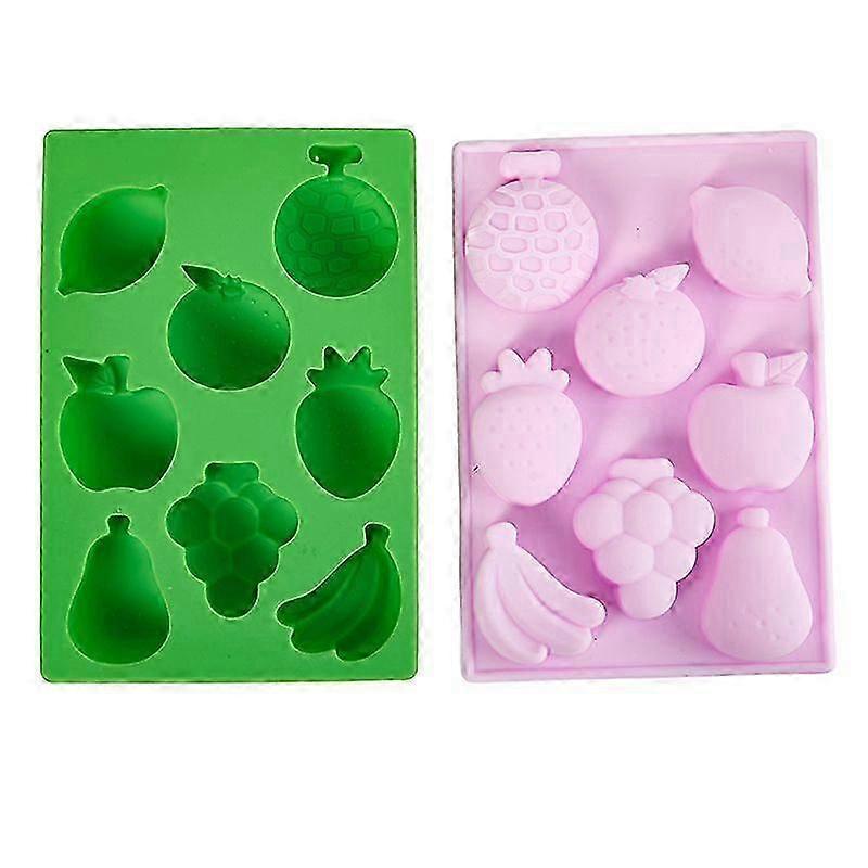 3D Cartoon Fruit Silicone Fondant Cake Decorating Mold Baking Tool