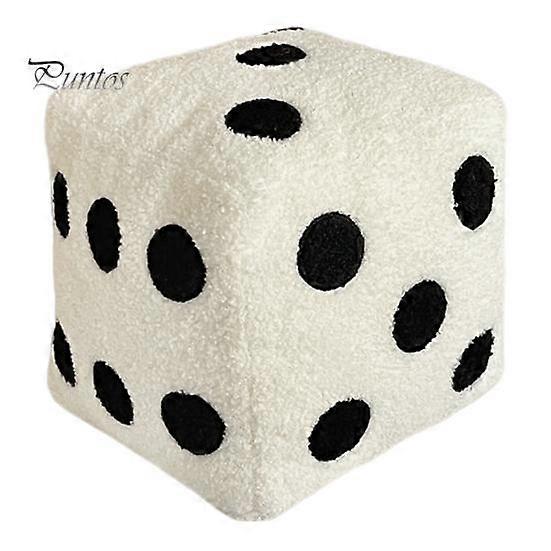 Dice Pillow Simulation Dice Plush Pillow Cubic Cube Plush Cushion Stuffed Sofa Back Support Cushion Office Car Bedroom Decor Pillow