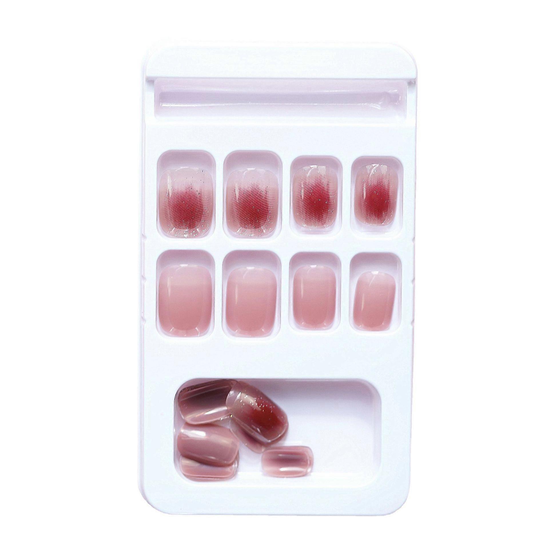 Fake nail kit nail tip set with nail glue stickers 3 boxes of 72 pieces
