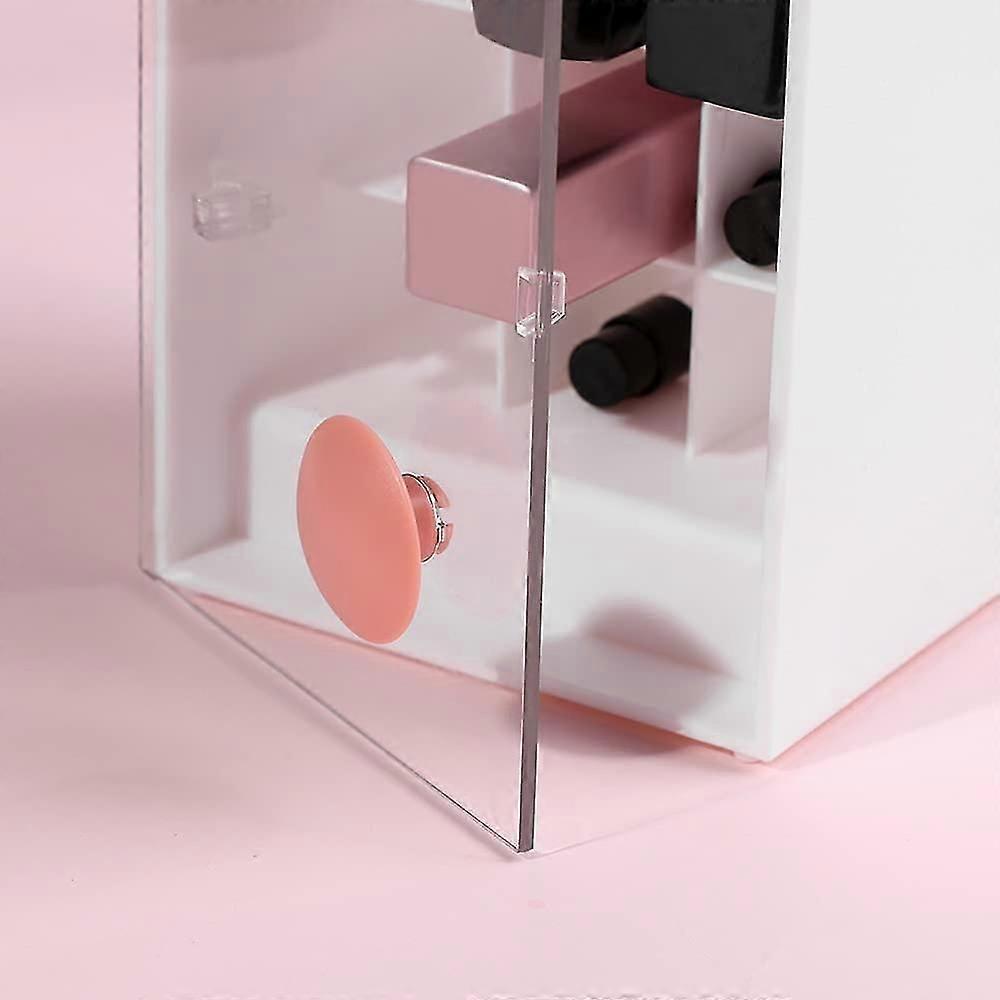 Lipstick Storage Rack With Lid Makeup Storage Rack 18 Slot Transparent Box Display Rack