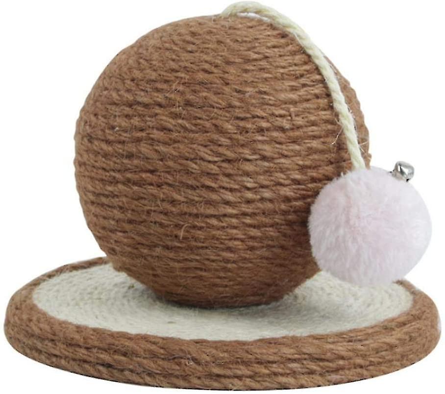 Cat Toy, Large Scratching Ball, Stylish Natural Sisal Cat Scratching Post, Cat Scratching
