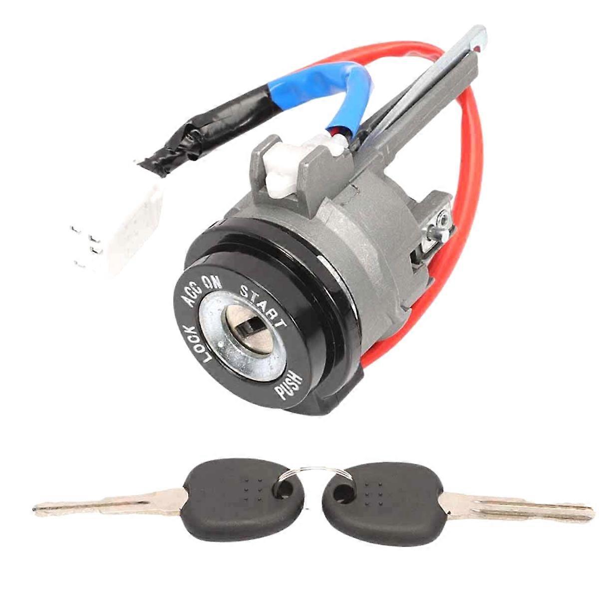 Ignition Lock Cylinder Switch with Key Fit for Hyundai Elantra