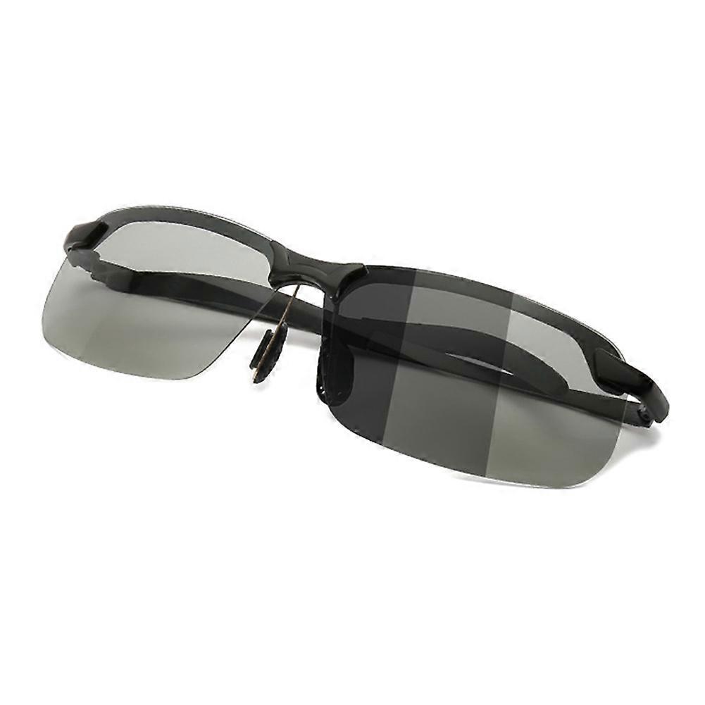 Men's Photochromic Sunglasses Change Color UV Protection HD Lens