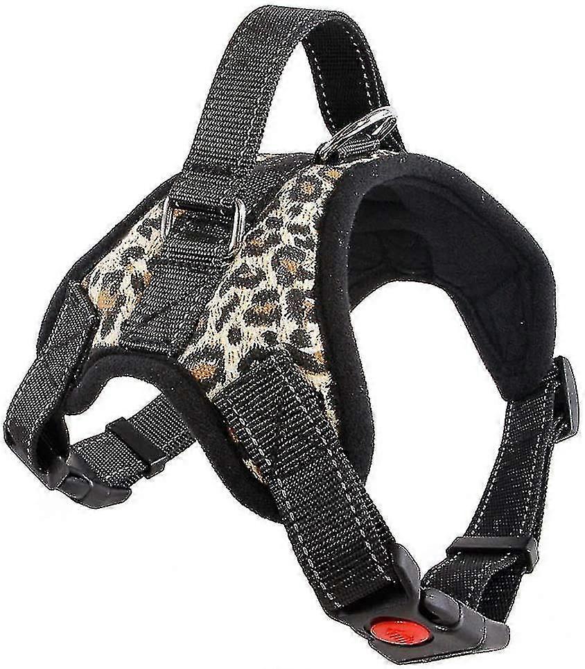 No Pull Padded Vest S Print Adjable Pet Harness