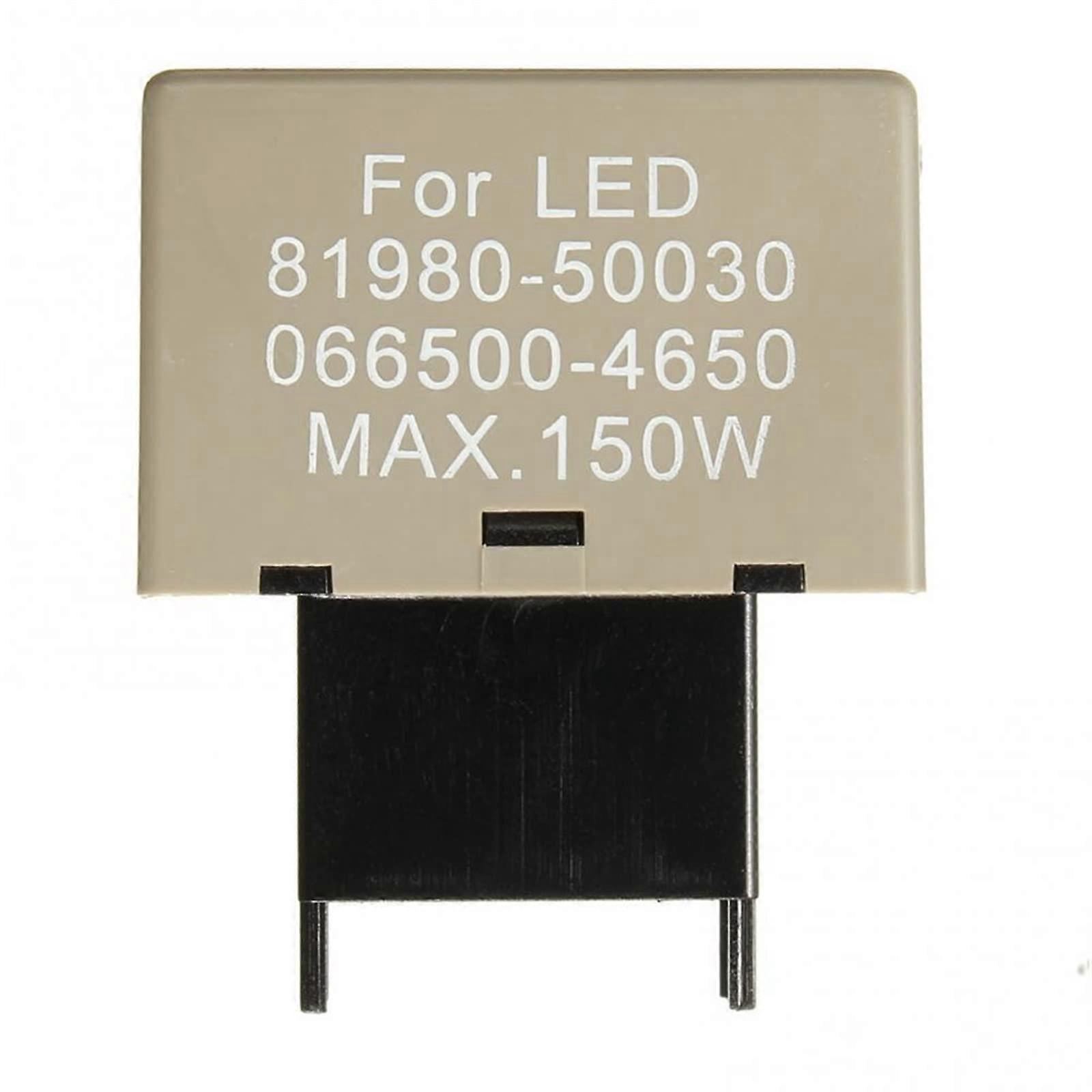 8 Pin LED Flasher Relay Brown Model 1 Piece Turn Signal Light