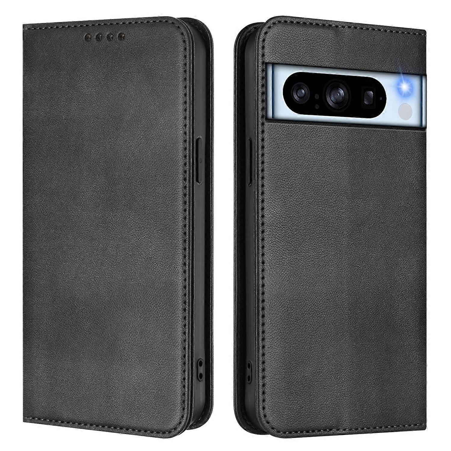 For Google Pixel 8 Pro Wallet Cases Retro Texture RFID Blocking Leather Phone Cover