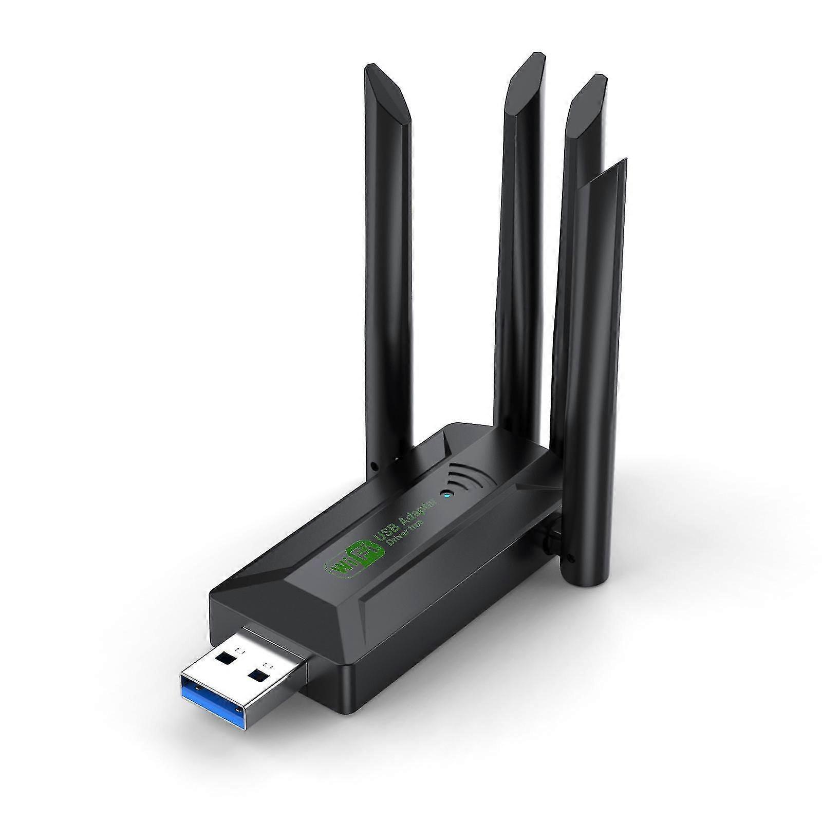 1200Mbps WiFi USB Adapter Dual Band 2.4G+5Ghz Wi-Fi Dongle 4 κεραία 802.11AC USB3.0 υψηλής ταχύτητας ασύρματη κάρτα δικτύου wifi δέκτης PC/Laptop