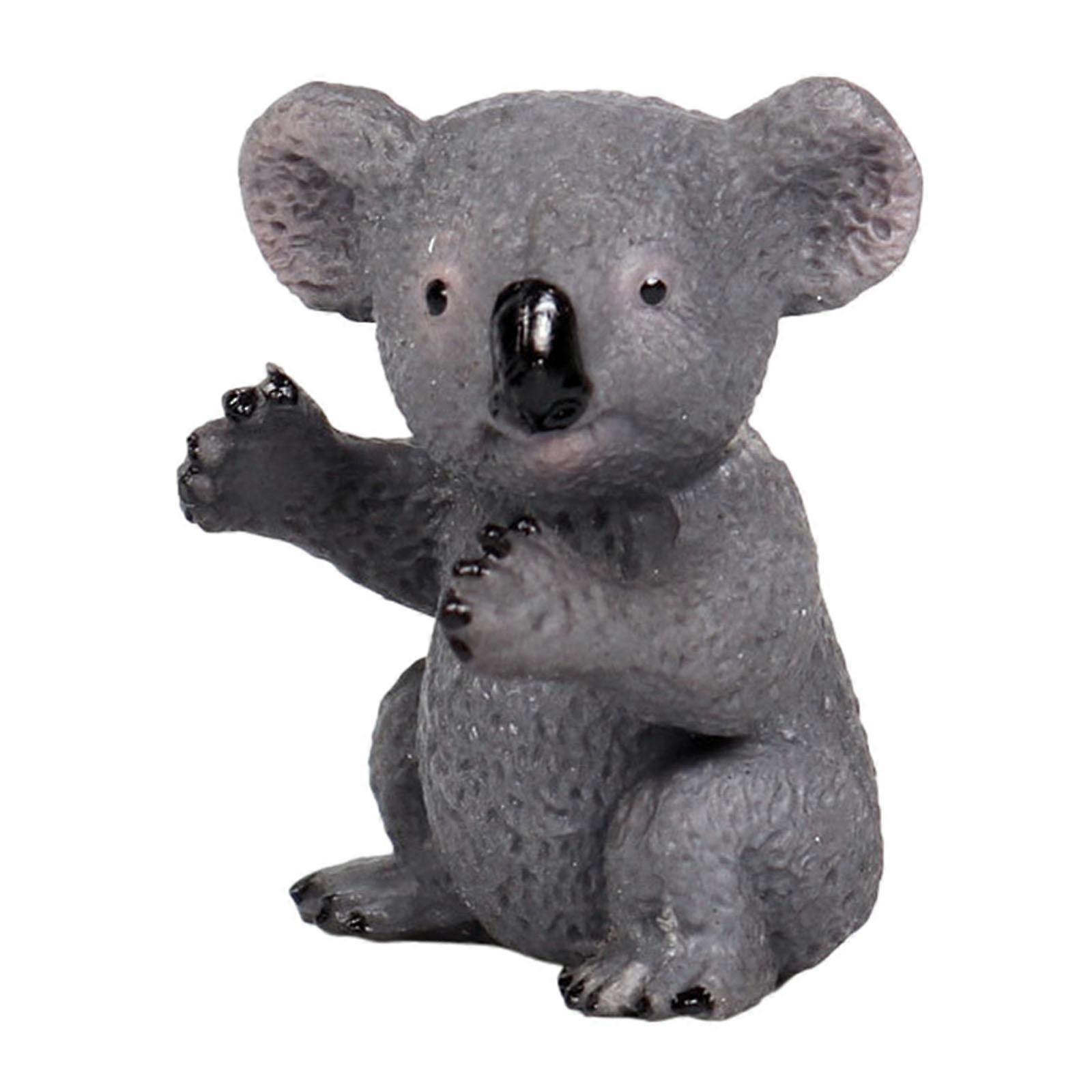 Koala Bear Figurine Simulation Koala Figurine Science Animals Learning