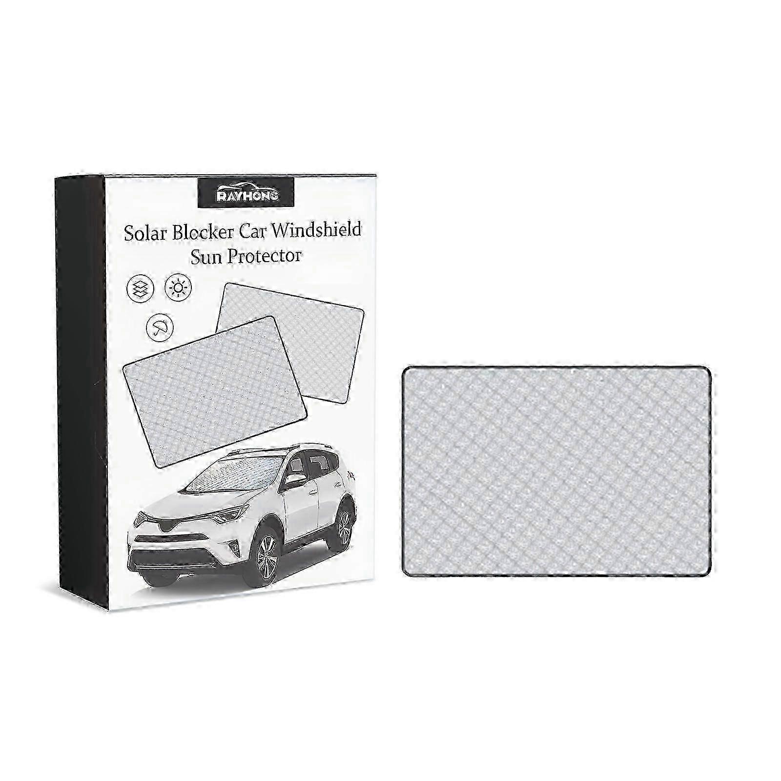 Solar Blocker Car Windshield Sun Protector, Winter car half shield windshield cloth frost and snow shield