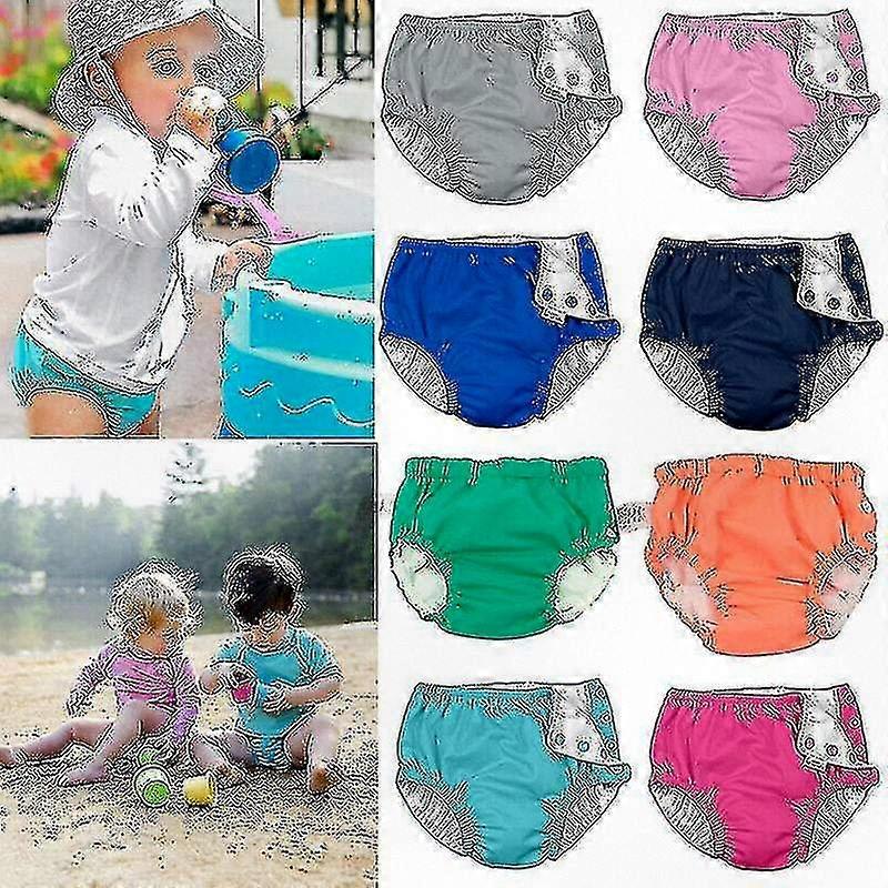 Baby Reusable Swim Diaper with UPF 50+ Sun Protection, Leakproof Design, Quick Dry, Comfortable Fit, Eco Friendly, Free Shipping