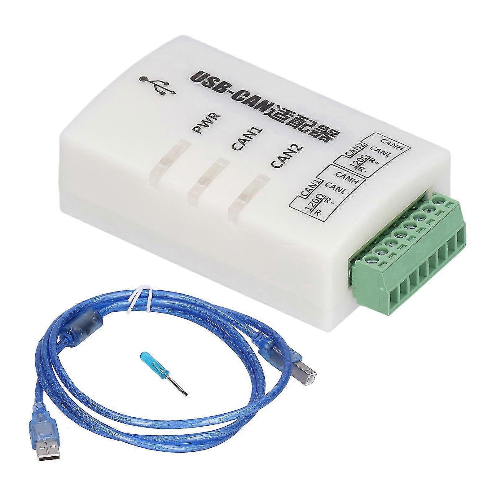 CAN USB Adapter Dual Channel Automatic CAN Bus Analyzer Intelligent Converter Debugger J1939