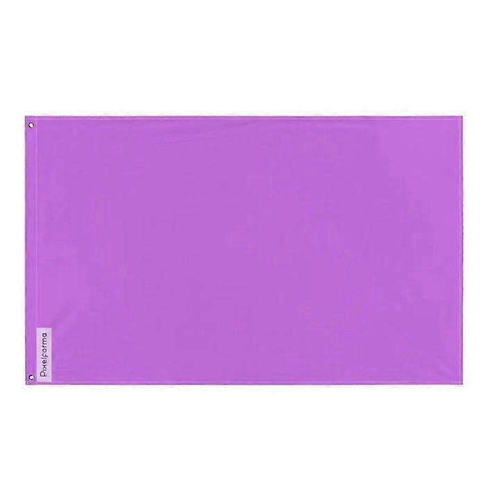 Flag - Multicolored - Light Purple - 128 x 192 cm - Polyester - Double-sided