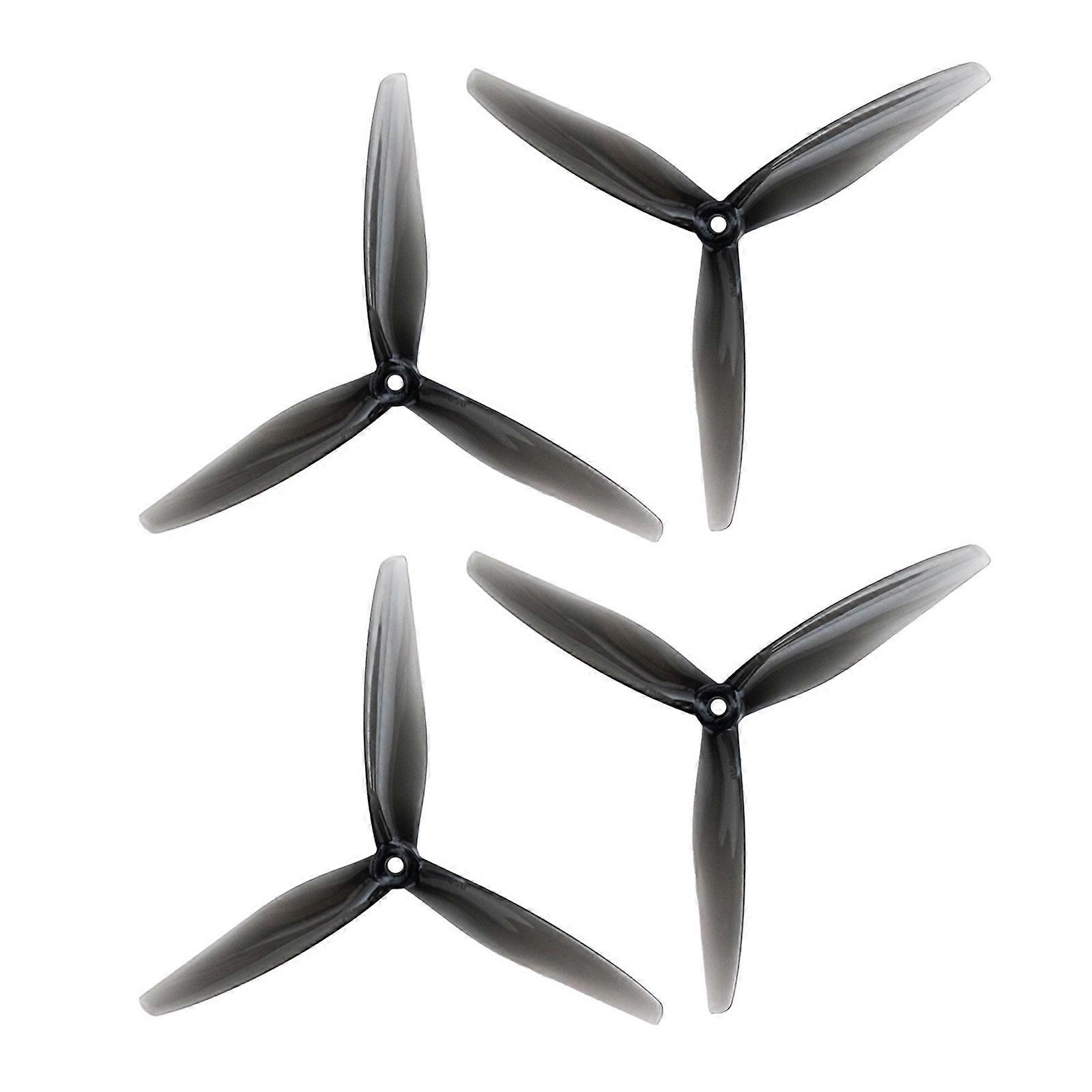 Remote Propeller 7inch 3 Paddle Propeller Holes Props for Gemfan 7050 Brushless Motor Remote Drones FPV Racing Drones Gray