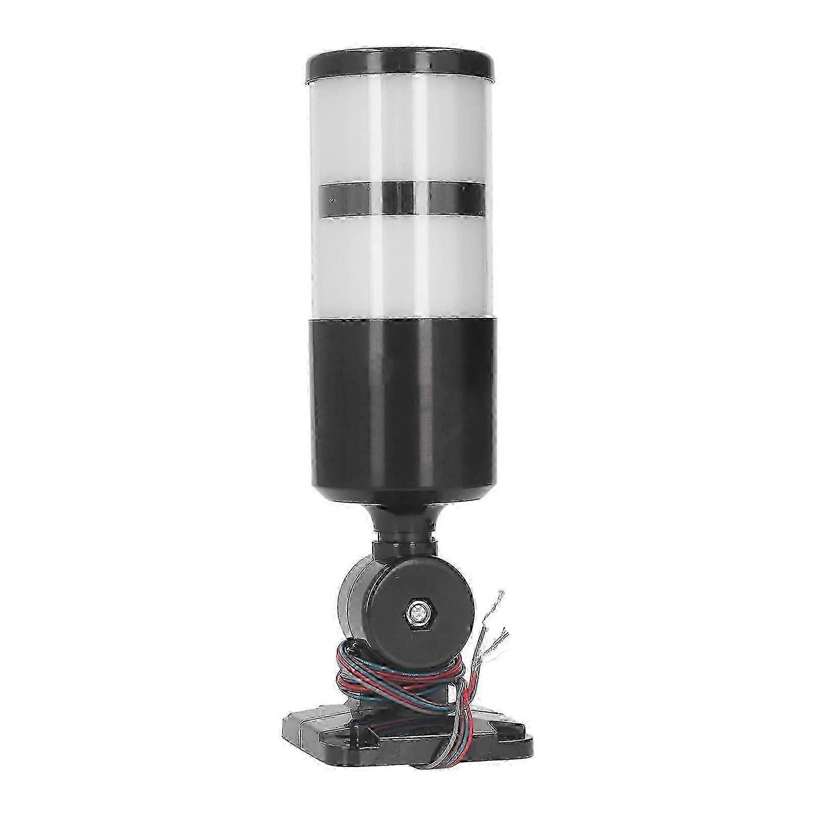 BERM LED Signal Tower Stack Light Industrial Warning Buzzer Column Lamp Steady Foldable 2 Layer 1224VDC Universal