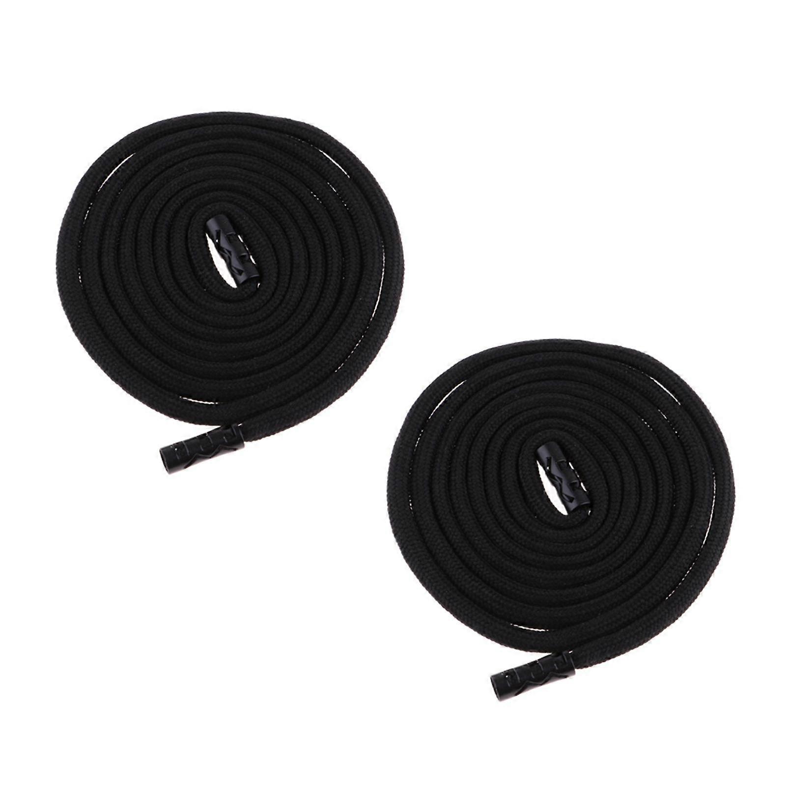2 4ft Drawstring Cord Replacement Anoraks Shoelace Jackets String Black A