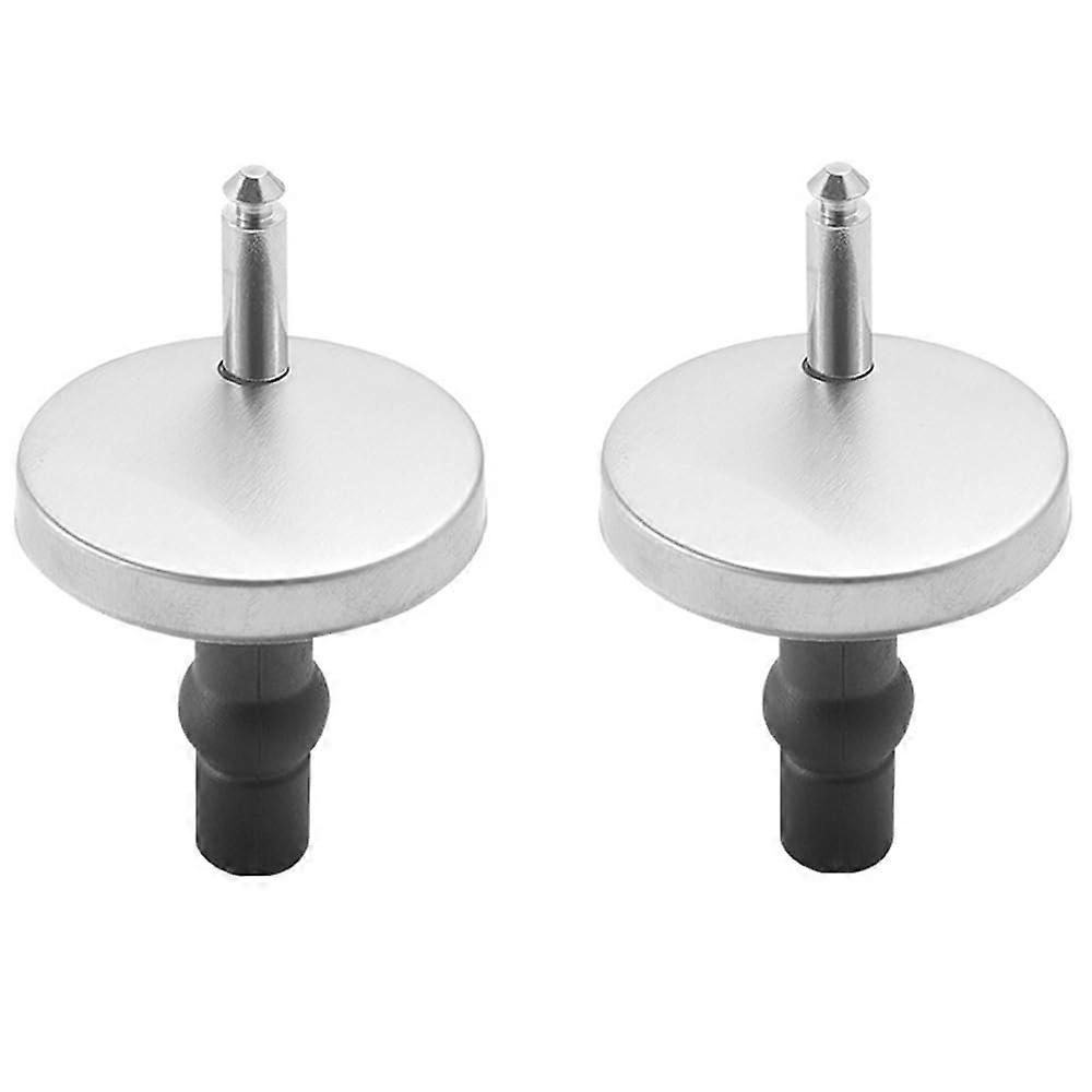Universal Toilet Seat Fittings, 2 Pieces Quick Release Hinges Stainless Steel Set, 60mm