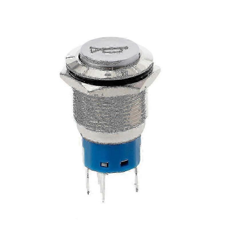 19mm Led Momentary Horn Button Metal Push Button Lighted Switch 12v Boris