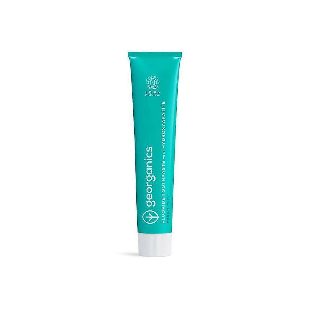 Georganics Toothpaste with Hydroxyapatite - Fresh Mint - with fluoride 75ml