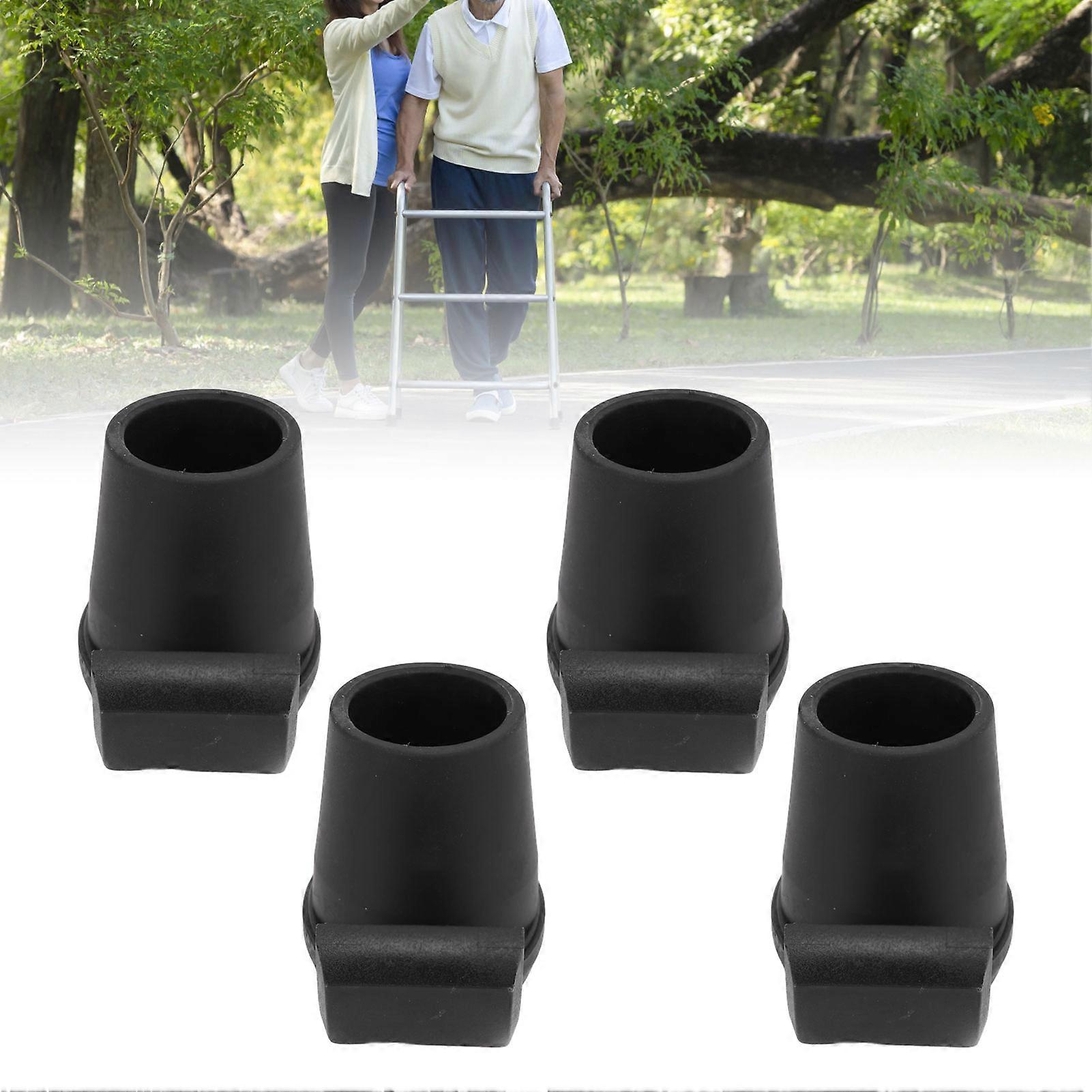 4 Pack Walker Ski Glides Mobility Aid Essentials Accessories Universal Fit Replacement Walker Sliders Gliders 