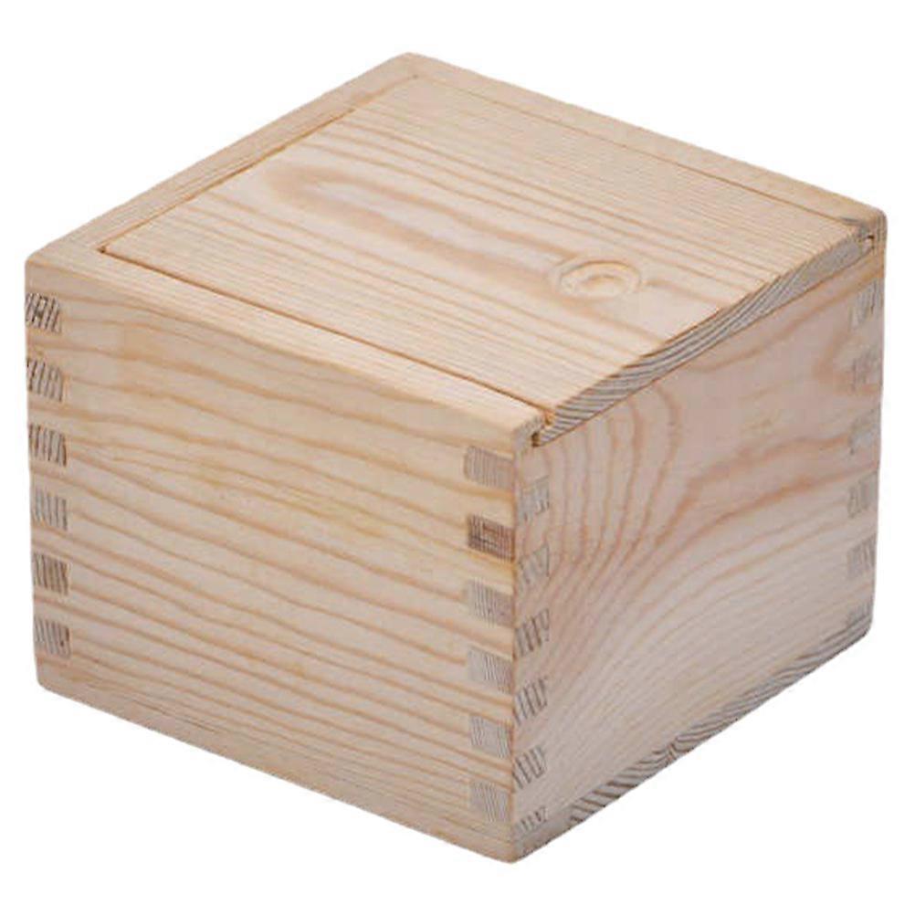 Slide-Type Wooden Box, Practical Storage for and Home Decor,