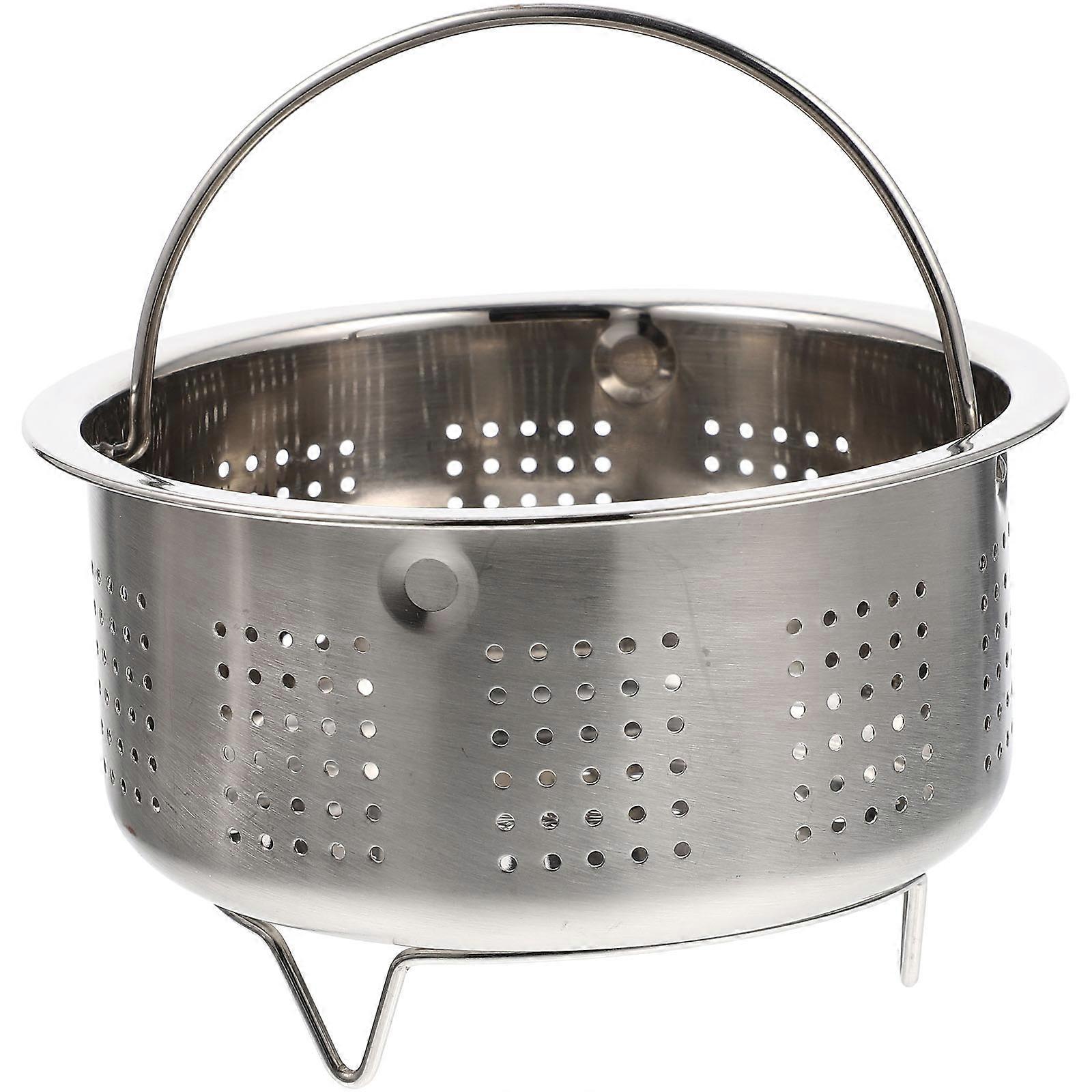 Stainless Steel Steamer Insert, Versatile Basket for Steaming Rice and Vegetables
