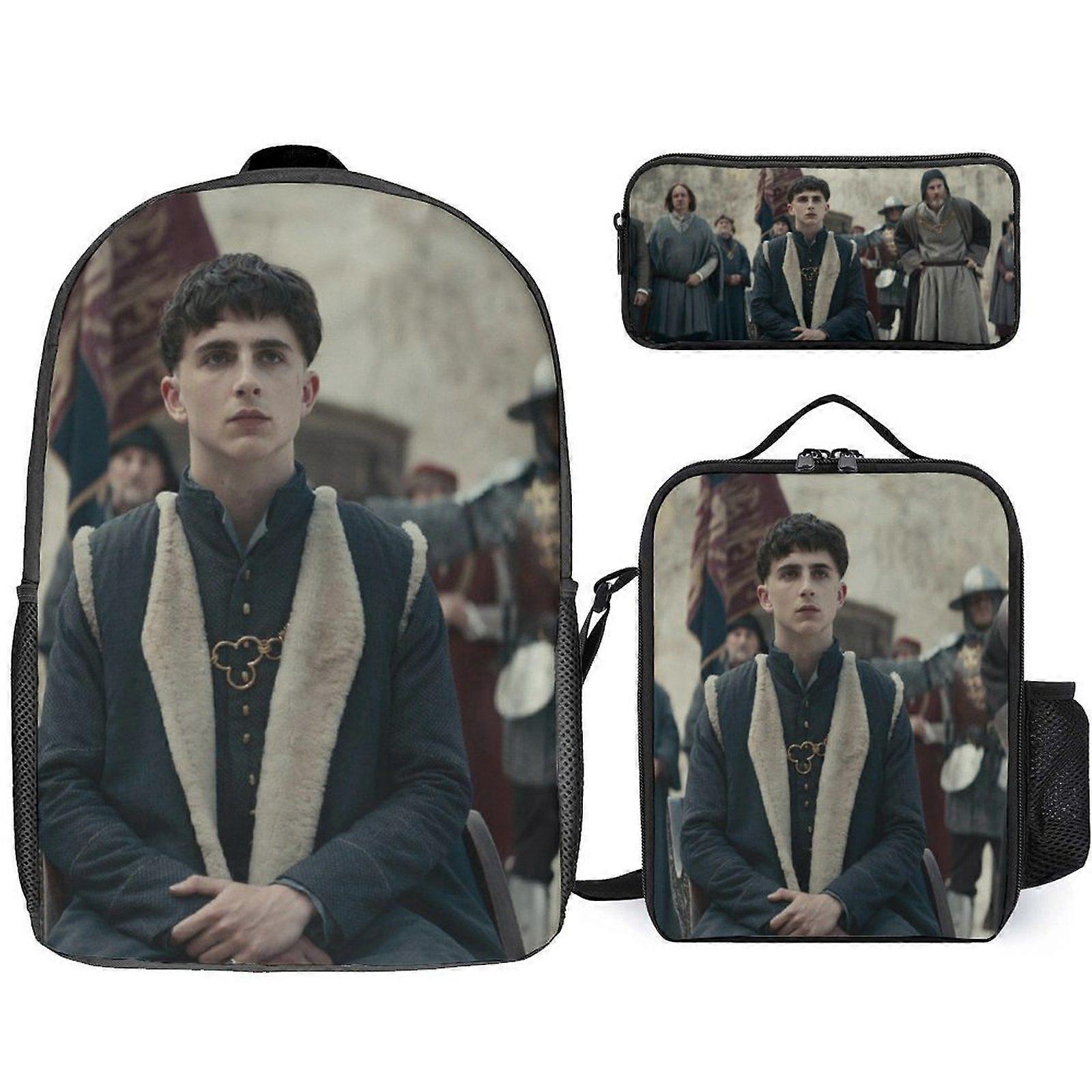 h15 Timothe Chalamet Backpack Study Satellite System Orbiting Bookbag with Launch Lunch u15
