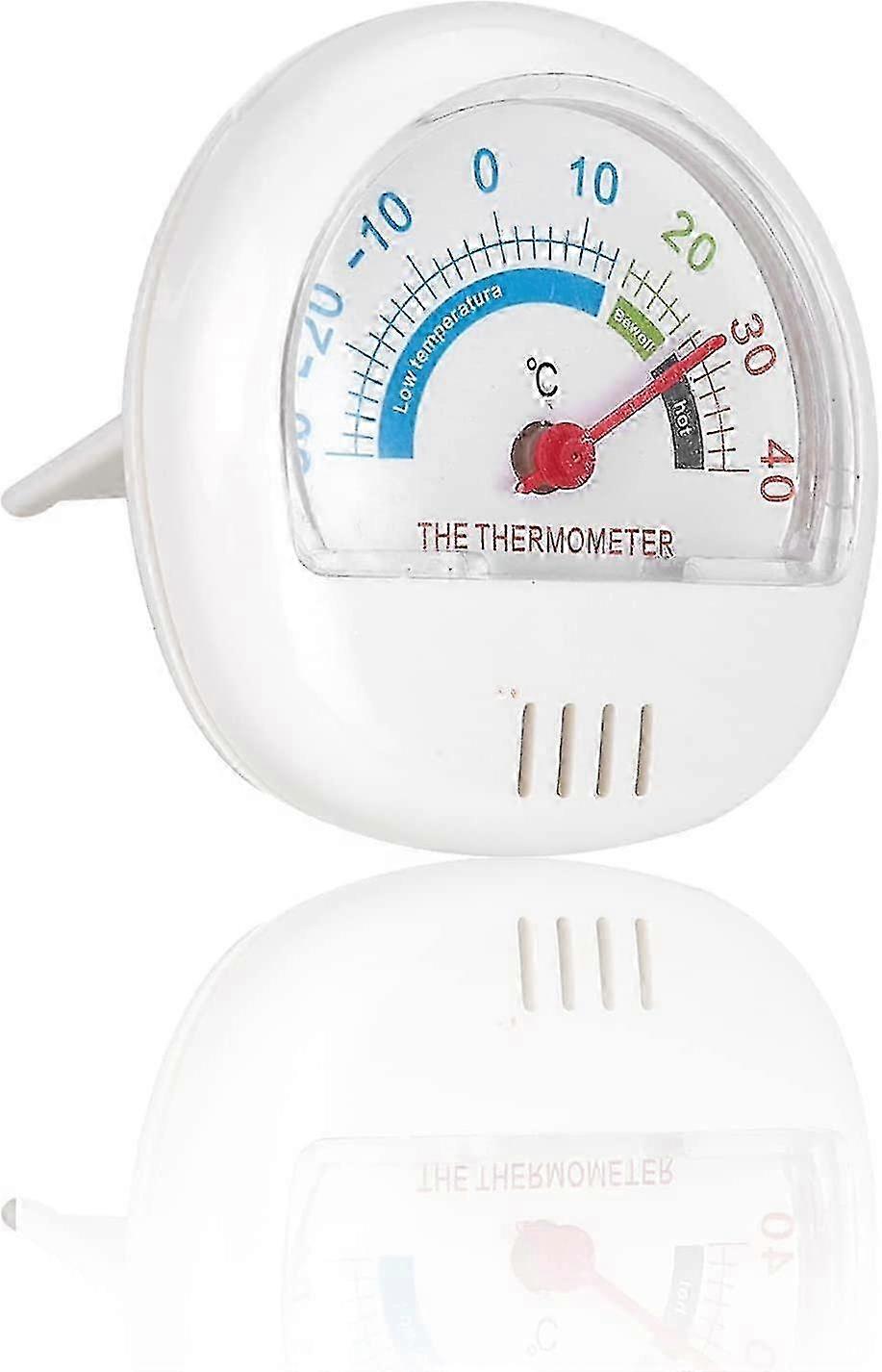 Mini Fridge Thermometer Large Mechanical Dial Thermometer(white) SZRH
