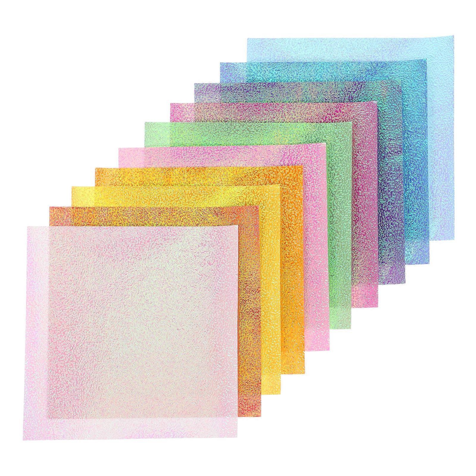 50pcs Glitter Origami Paper Shimmering Craft for DIY Art, Scrapbooking, Painting, and Handmade Projects Textured Safe Craft Paper for All Occasions