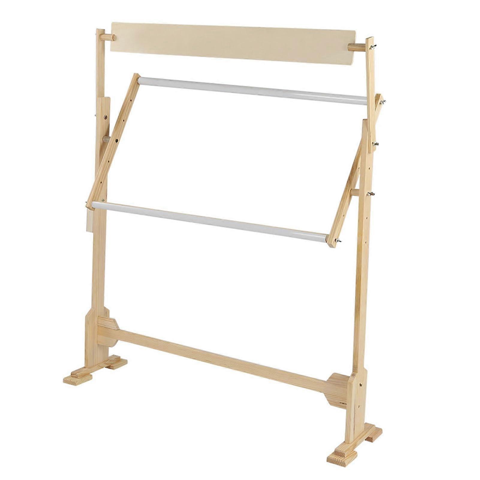 Adjustable stand, Large wooden frame Tire stand with 360° rotation for cross stitch
