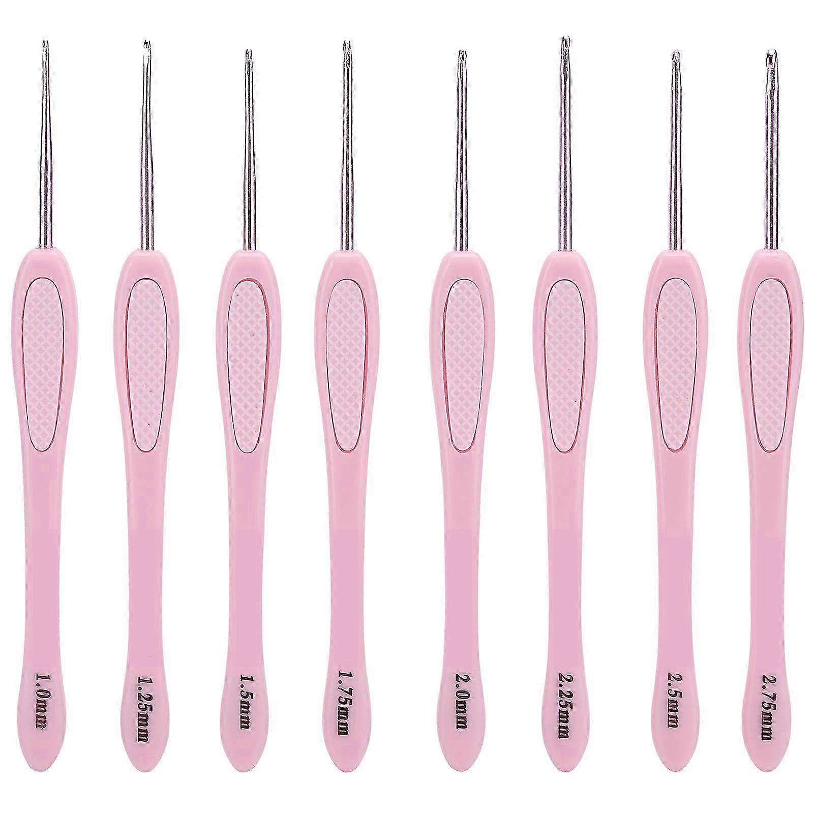 8pcs Crochet Hooks Sewing Needles Knitting Needles Sweater Weaving Tools