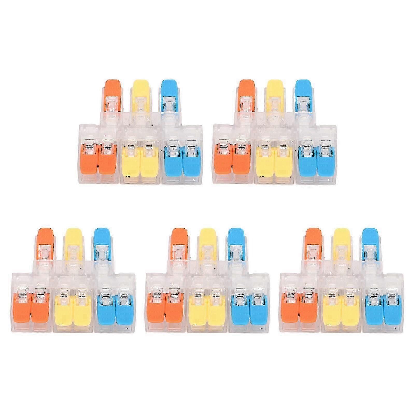 5Pcs 3-in-6 Out 41A 450V Conector de sârmă rapidă pentru 0.5-6mm² 10-20AWG